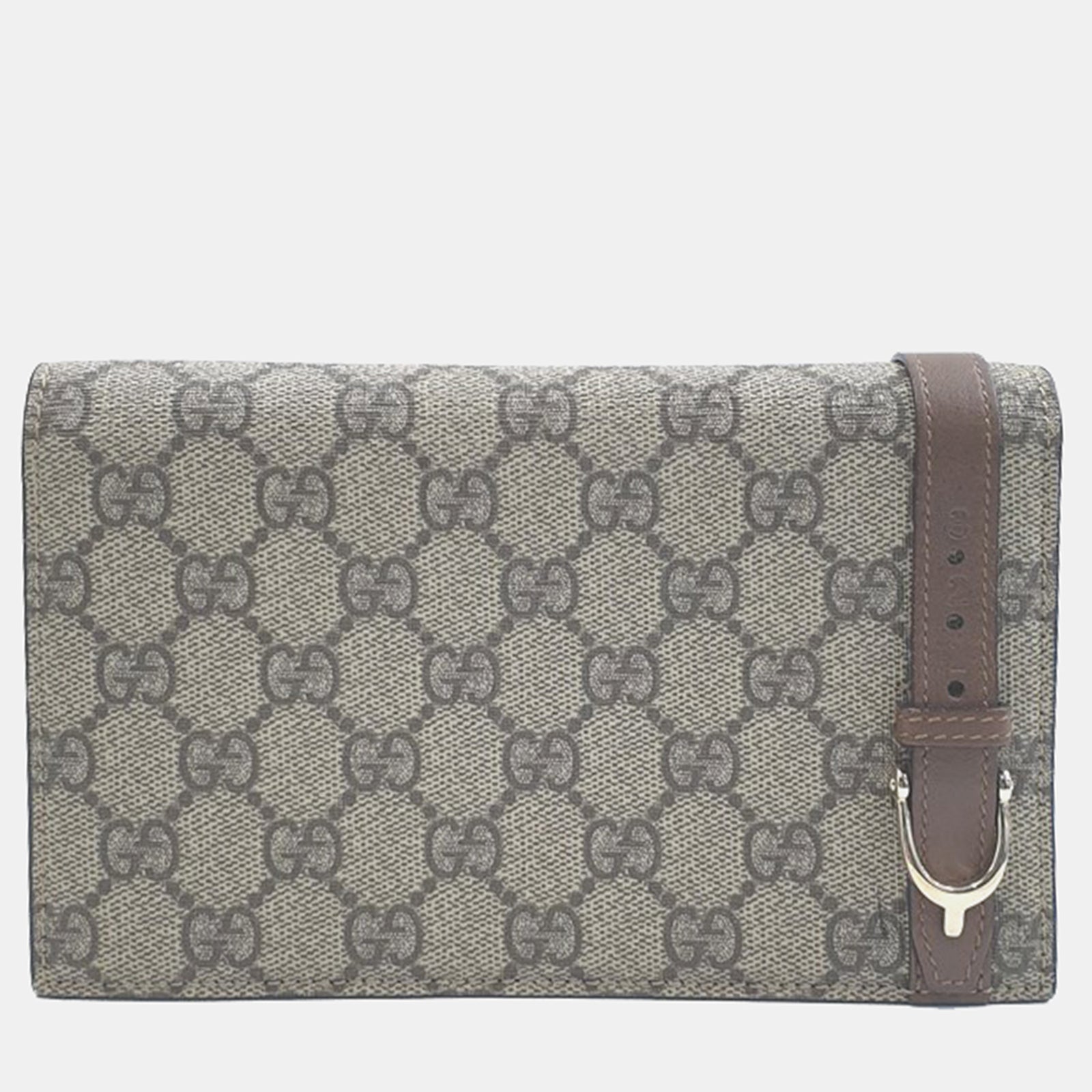 Gucci Beige/Brown GG Canvas Mini Chain Crossbody Bag