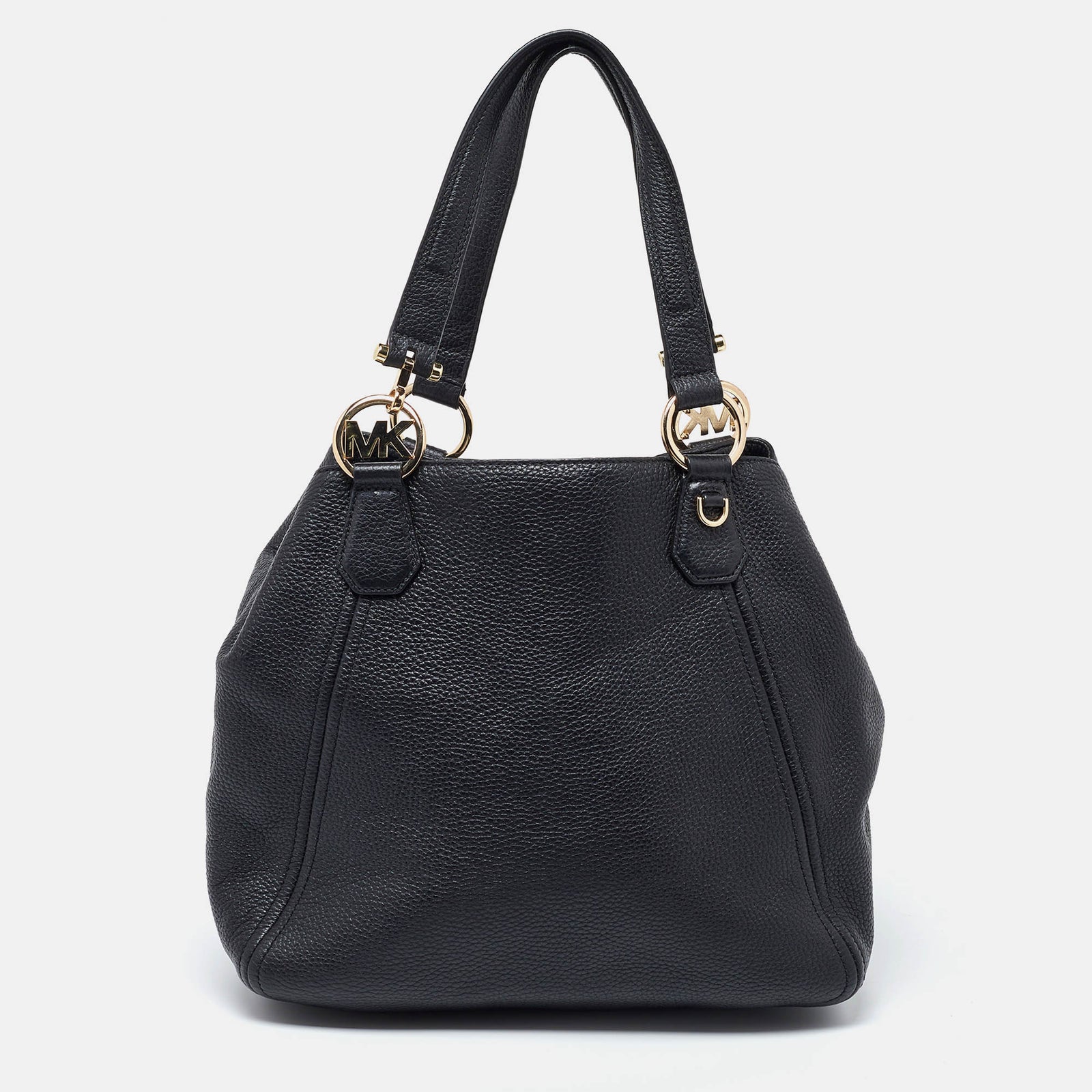 Michael Kors Fulton Tote aus schwarzem Leder