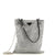 PRADA Chain Flat Tote Crystal Embellished Satin Mini