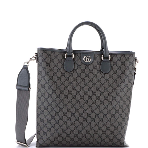 GUCCI Ophidia Convertible Tote GG Coated Canvas Medium
