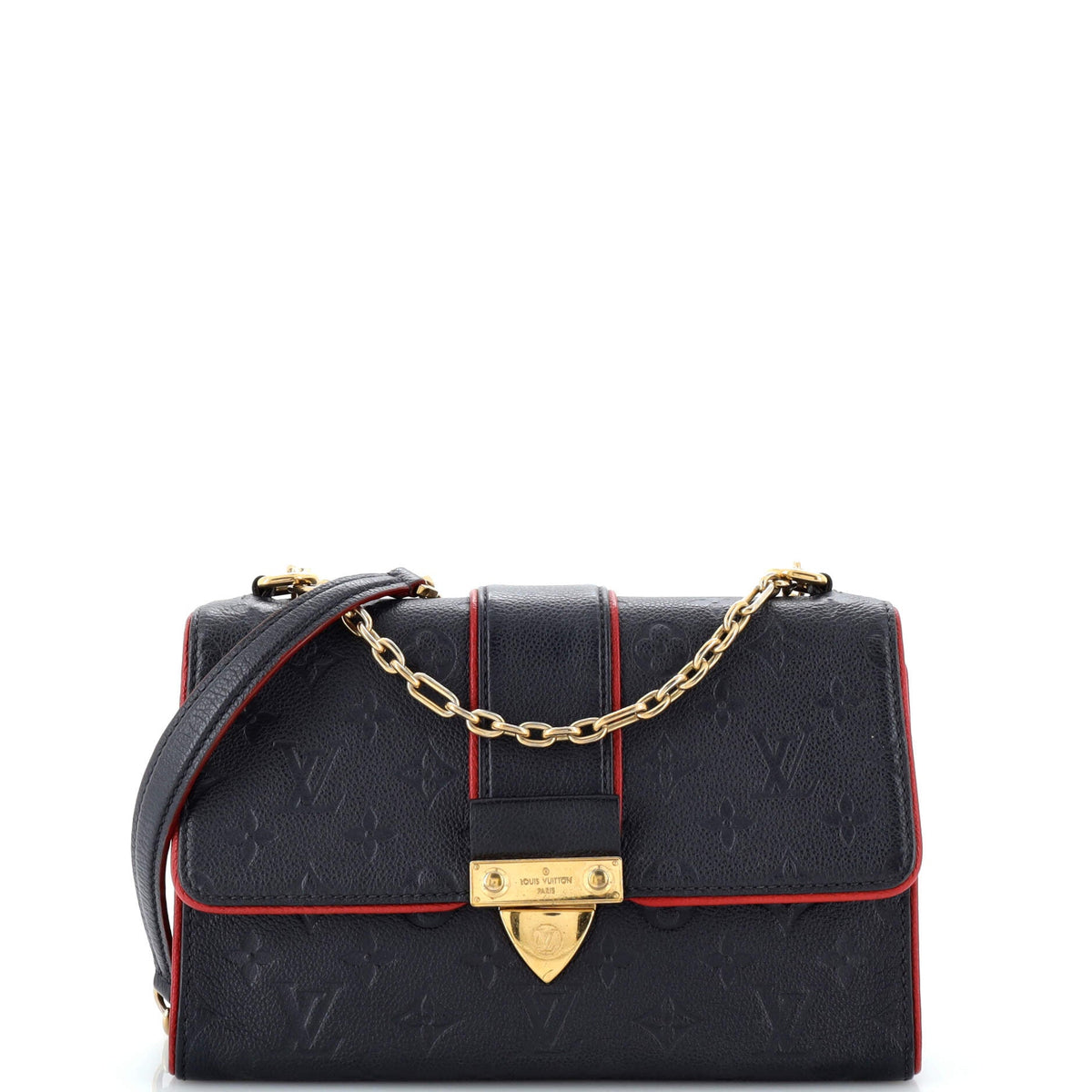 Louis Vuitton Saint Sulpice Handbag Monogram Empreinte Leather PM