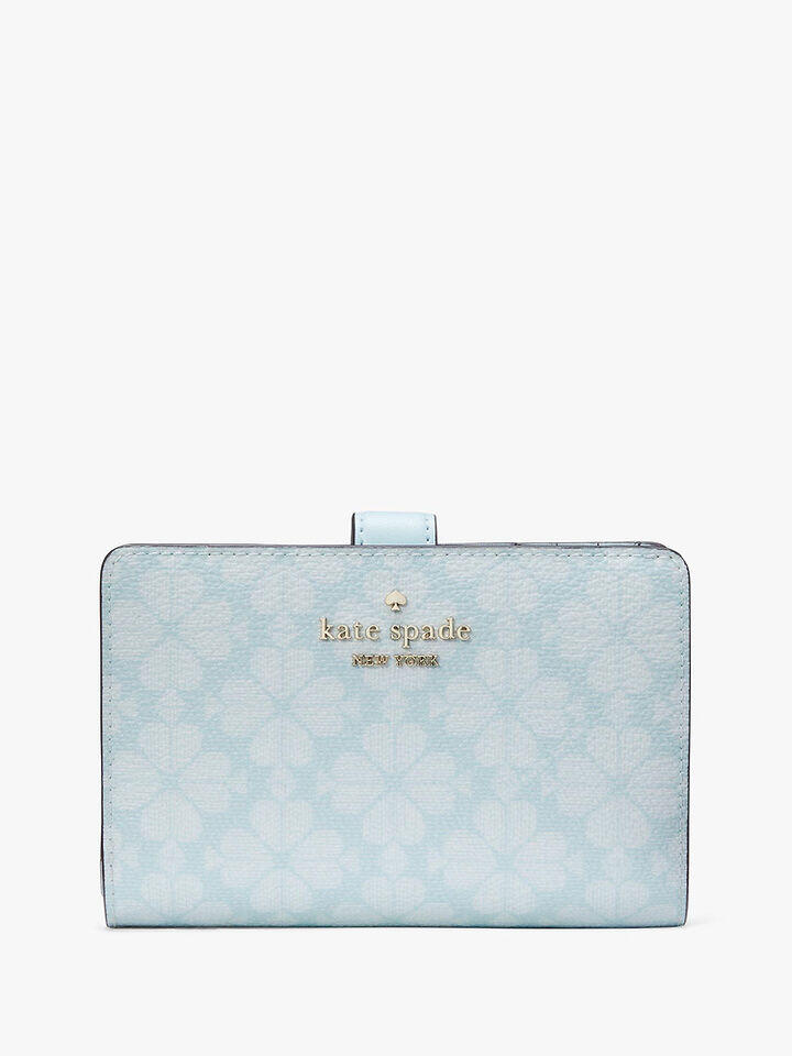 Kate Spade Au Spade Flower Spade Flower Medium Compact Bifold Wallet