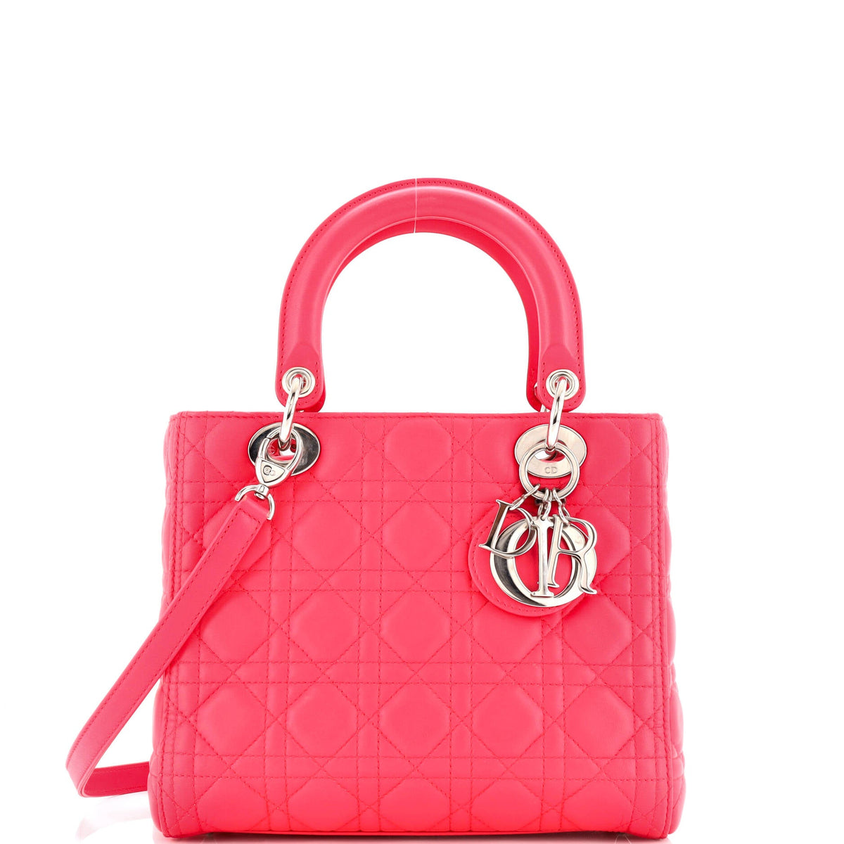 Christian Dior Lady Dior Bag Cannage Quilt Lambskin Medium