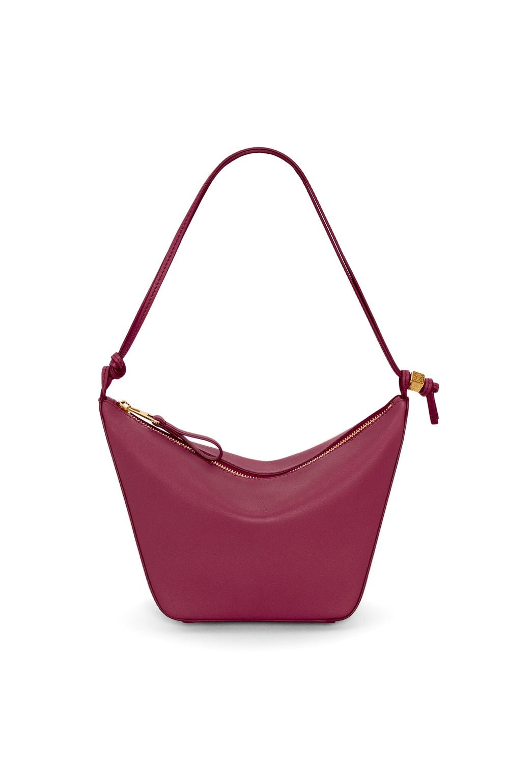 Women's Mini Hammock Hobo Bag in Crimson | A538G13X01