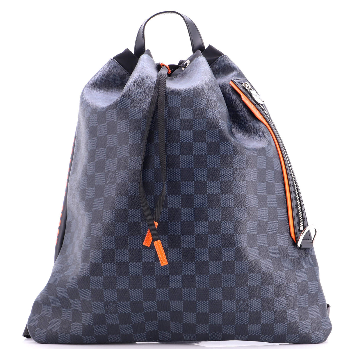 Louis Vuitton Drawstring Backpack Limited Edition Damier Cobalt Race