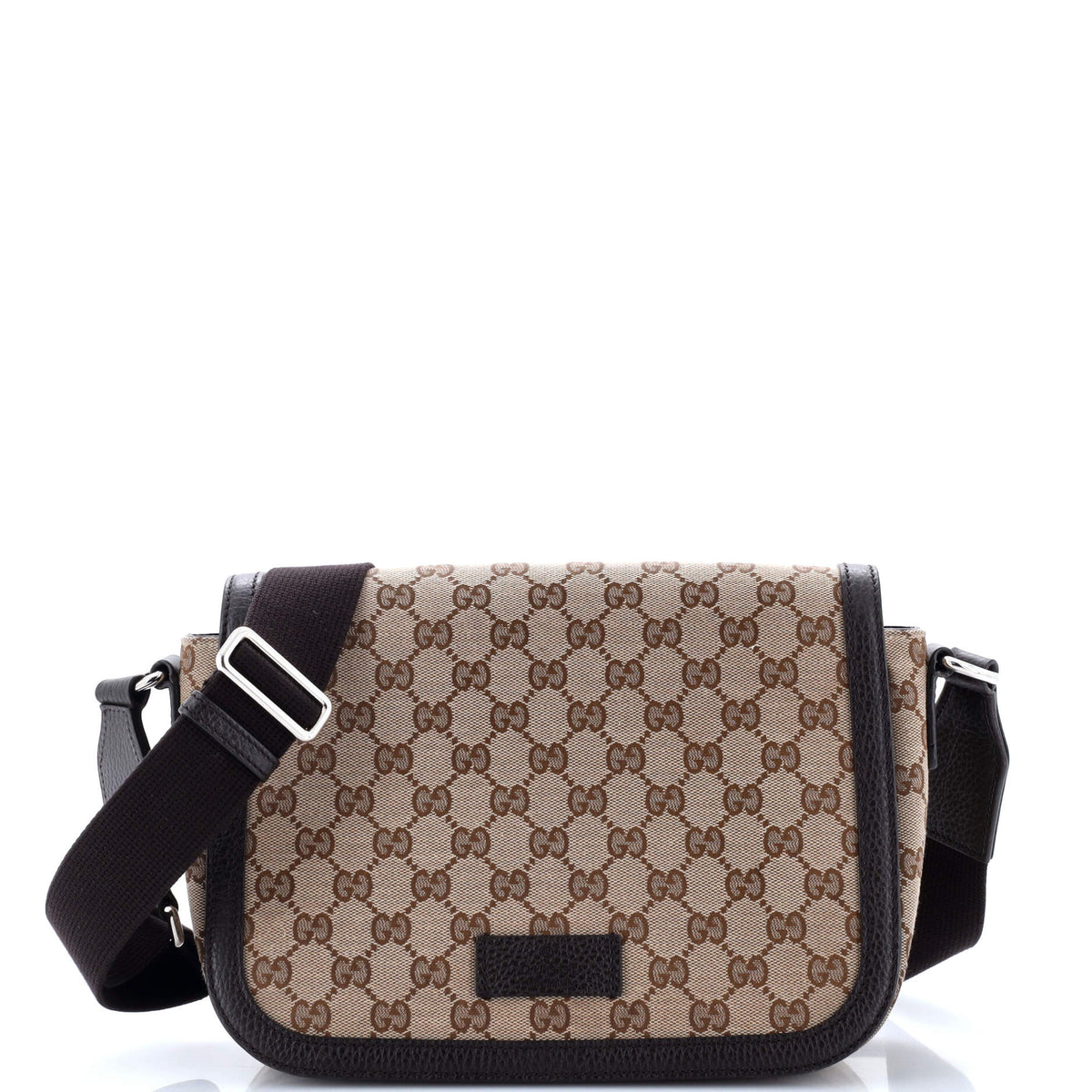 Gucci GUCCI Flap Messenger Bag GG Canvas Small