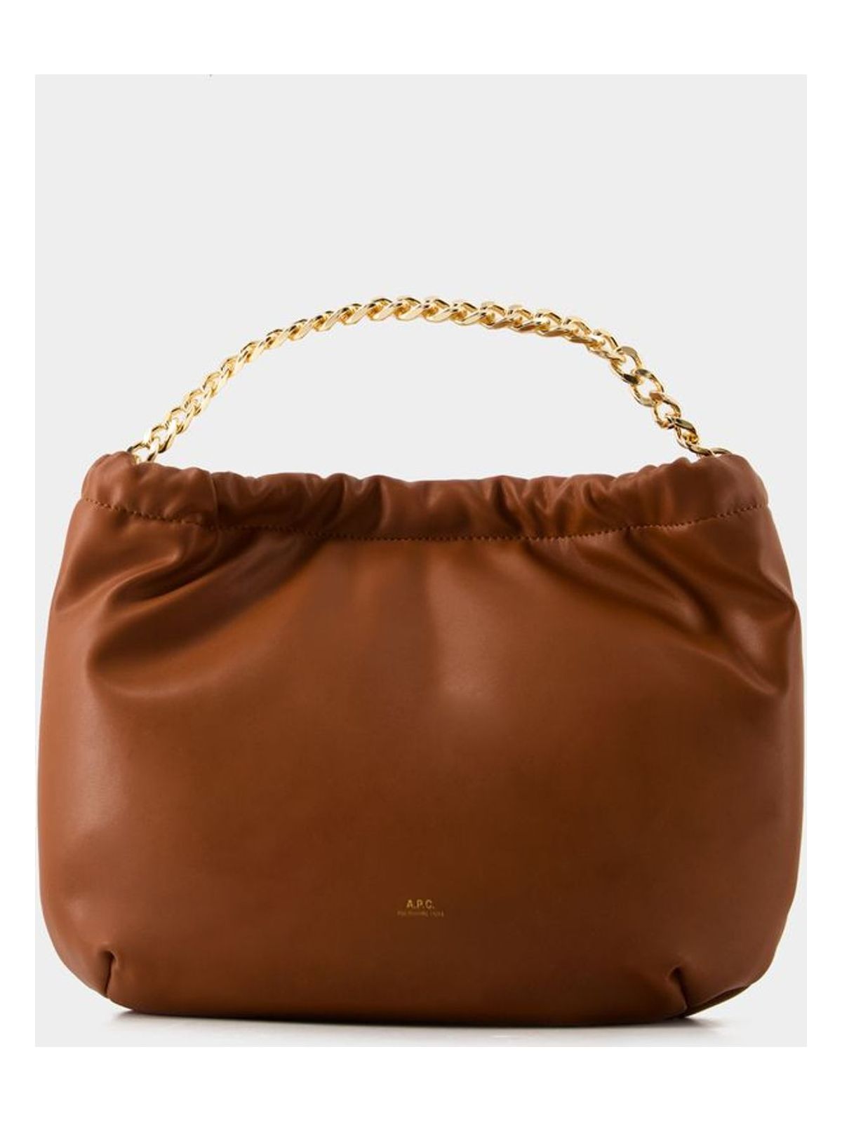 A.p.c. Women's Ninon Chain Bag in Brown | PUAAT Color F61877
