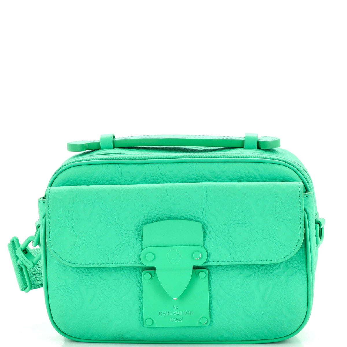 Louis Vuitton S Lock Messenger Bag Monogram Taurillon Leather