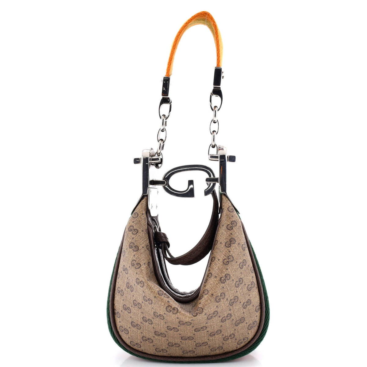 Gucci GUCCI Attache Shoulder Bag Micro GG Coated Canvas Mini