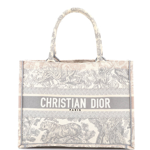 Book Tote Embroidered Canvas Medium