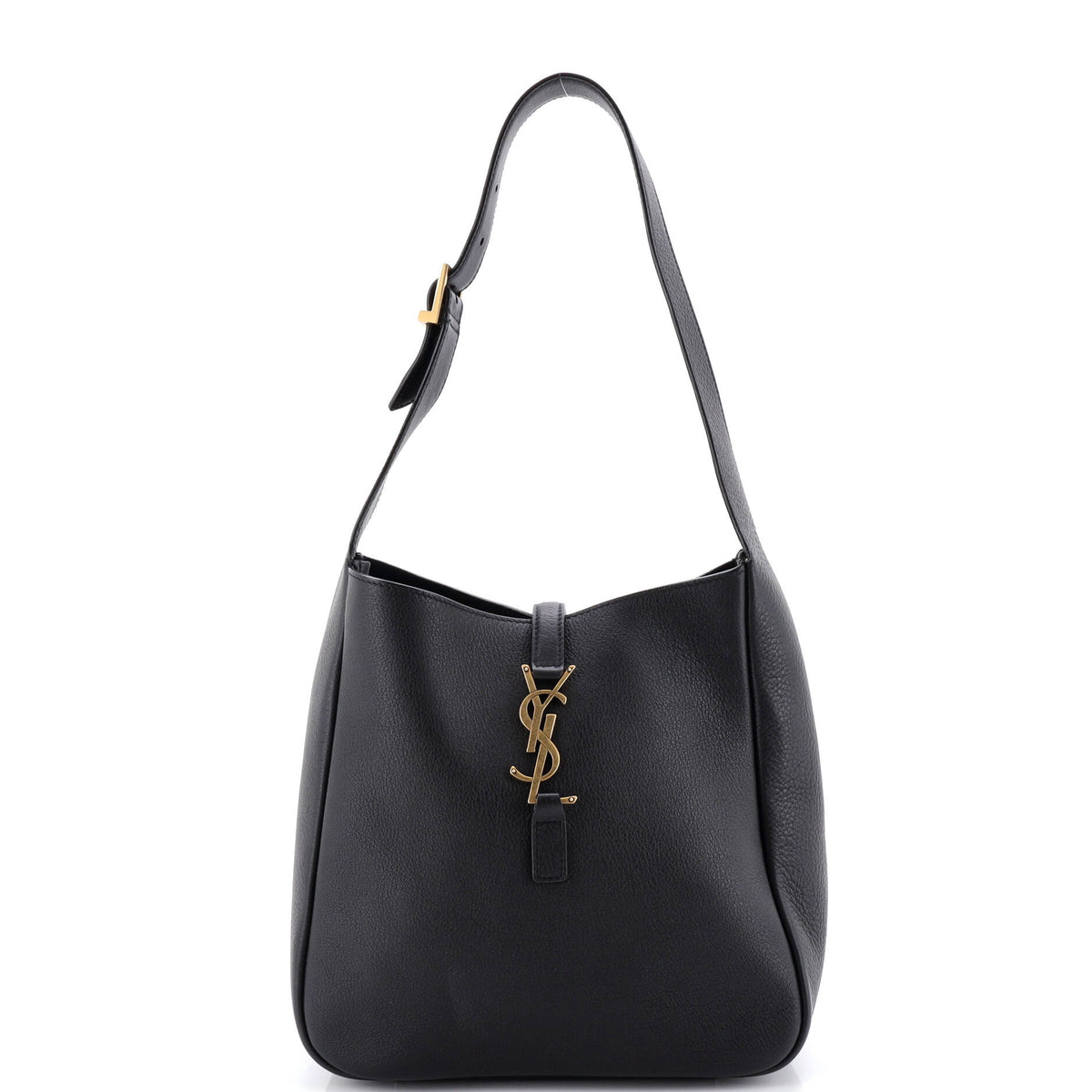 Saint Laurent Le 5 a 7 Supple Hobo Leather Small