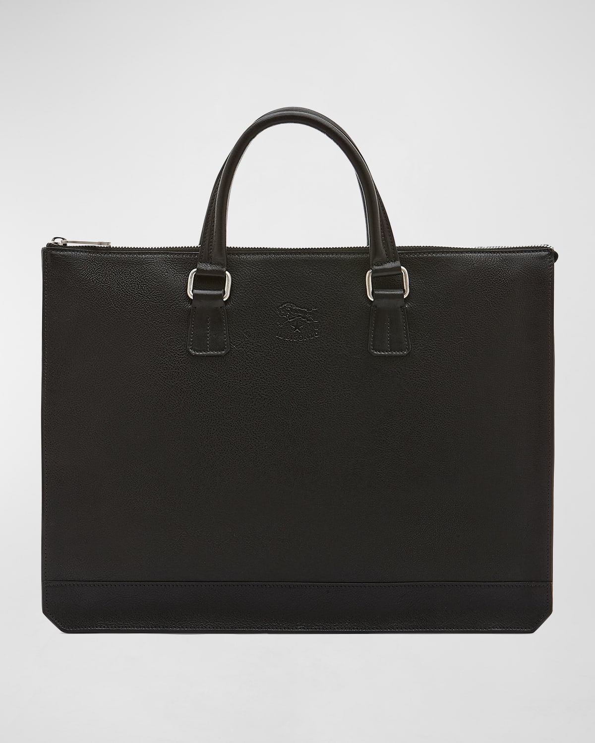 Boss Men's Meleto Leather Zip Briefcase Bag