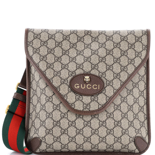 GUCCI Neo Vintage Envelope Messenger GG Coated Canvas Medium
