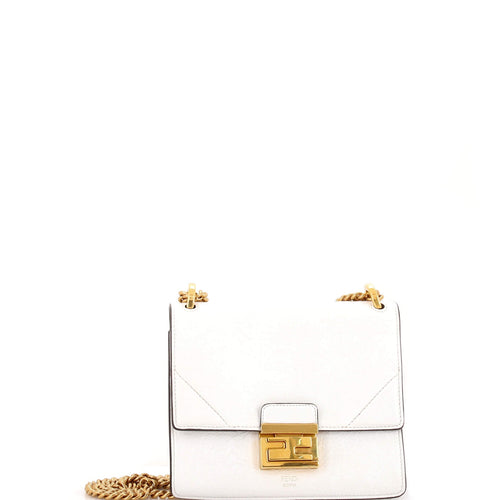 FENDI Kan U Shoulder Bag Leather Small