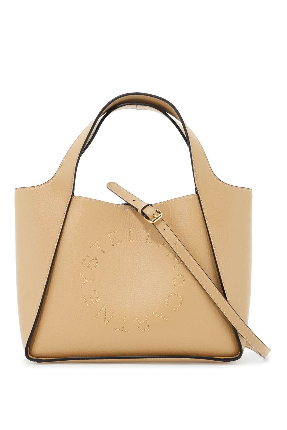 Stella Mccartney Women's Stella Logo Shoulder Bag in Beige | 513860WP0234