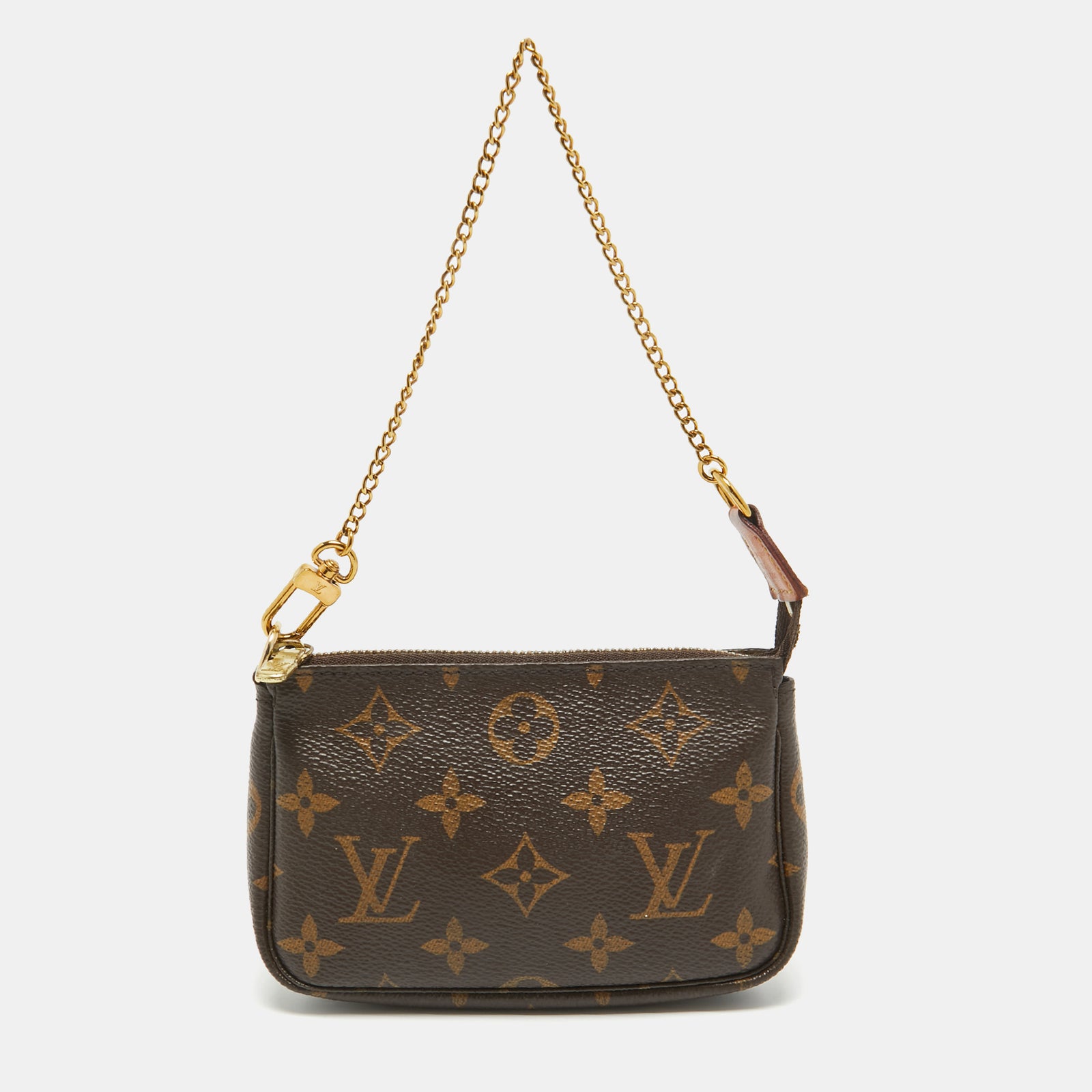 Louis Vuitton Mini-Pochette-Accessoires aus Monogramm-Canvas