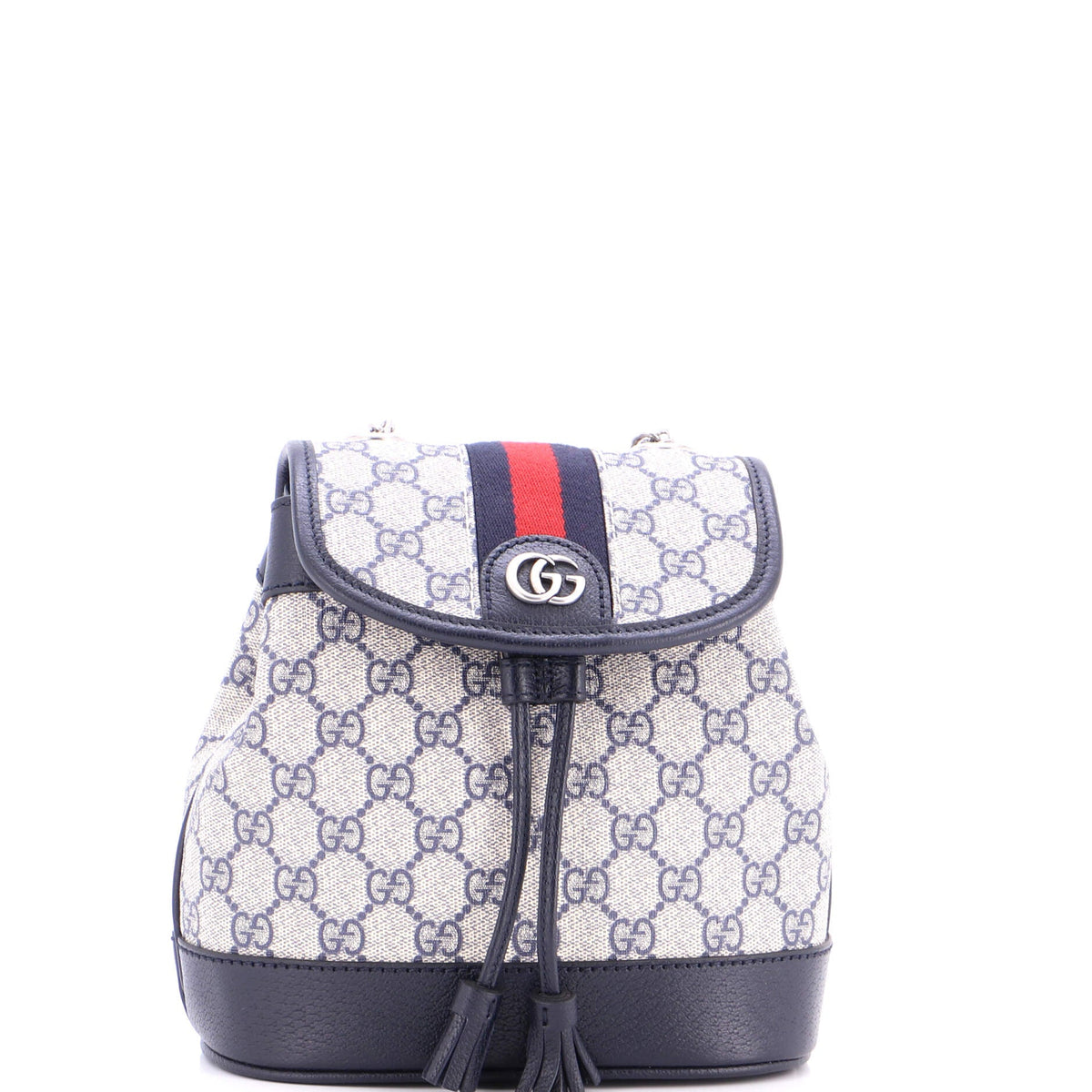 Gucci GUCCI Ophidia Flap Backpack GG Coated Canvas Mini