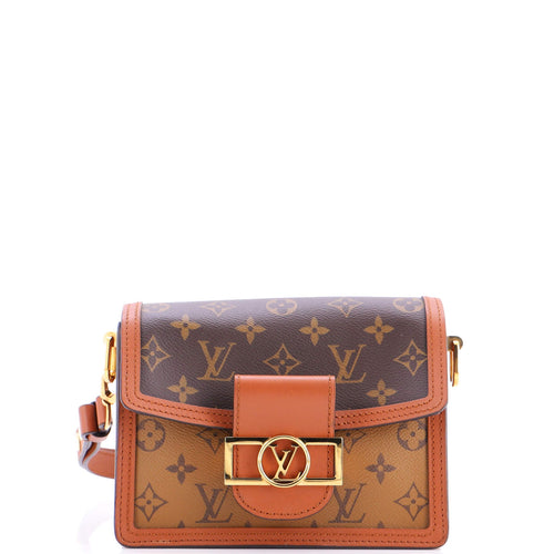 Dauphine Shoulder Bag Reverse Monogram Canvas Mini