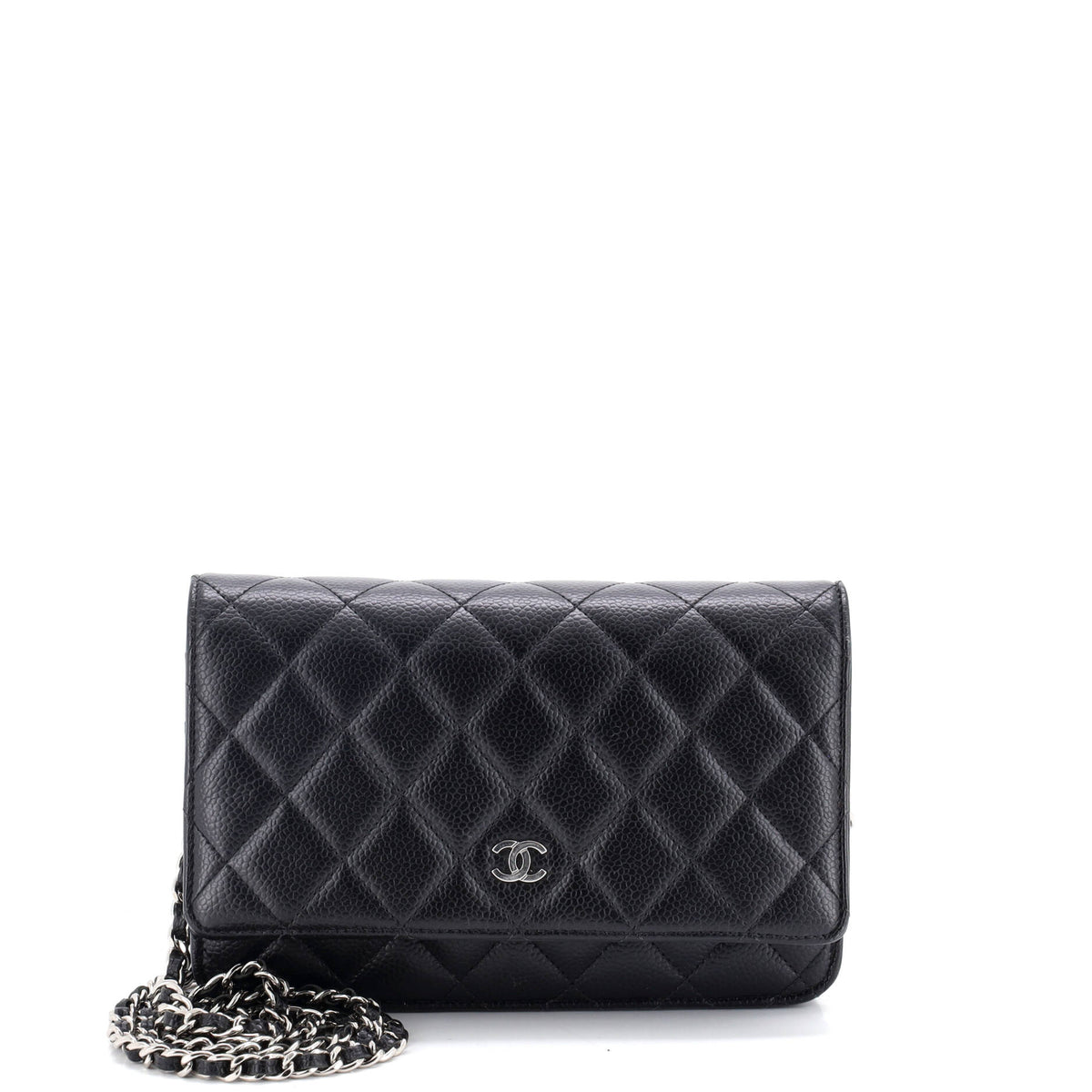 Chanel CHANEL Wallet on Chain Quilted Caviar