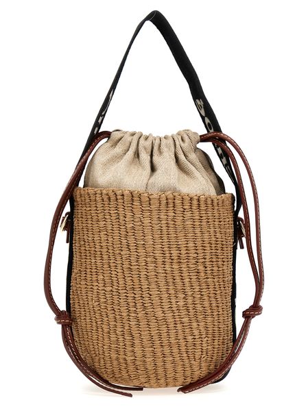 Chloé Women's Small Woody Basket in Beige | CHC23AS381L18