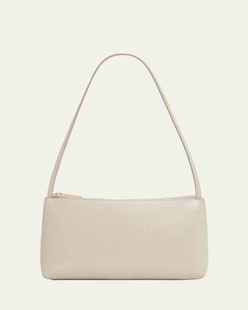 Gaia Zip Leather Shoulder Bag