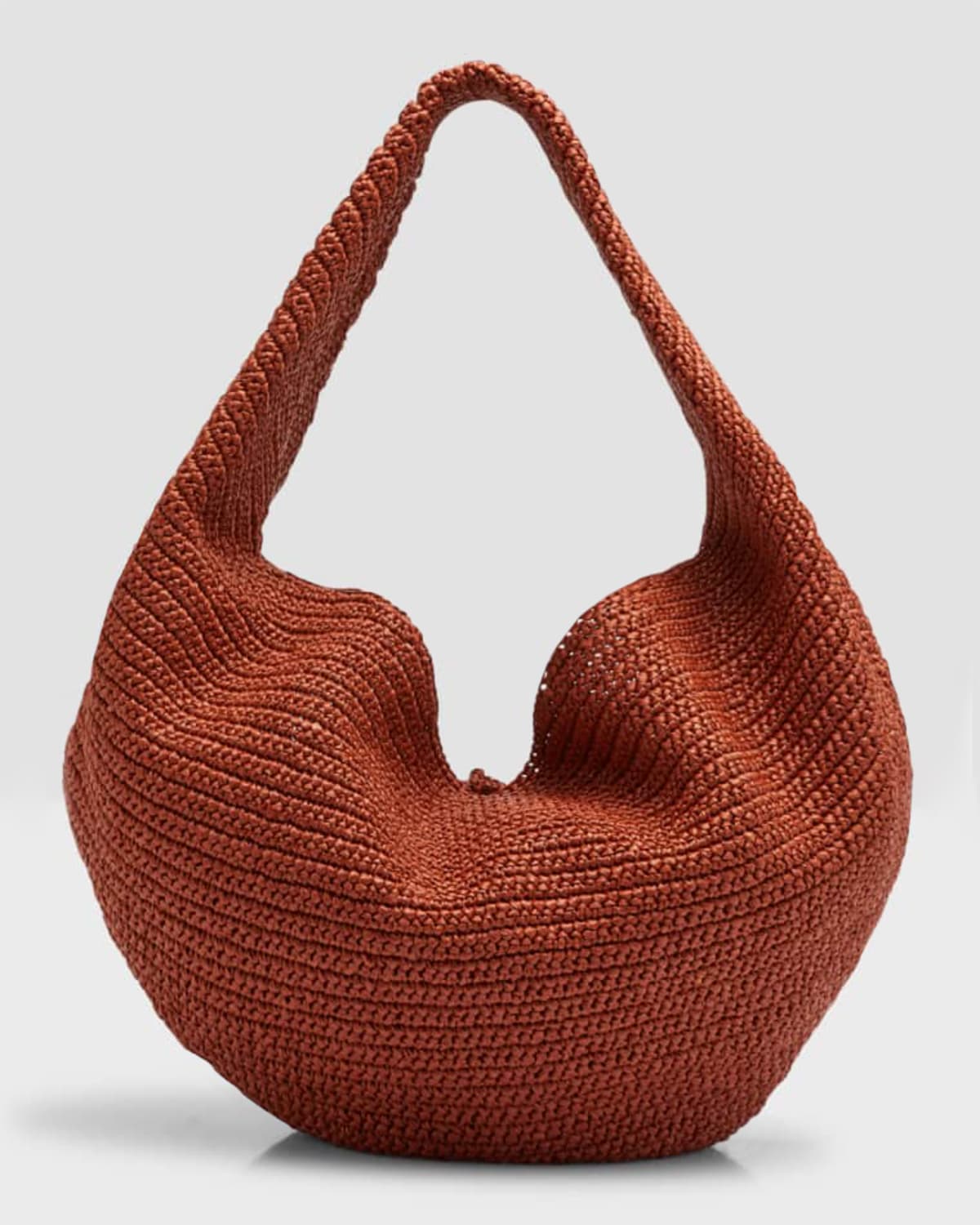 Khaite Olivia Large Raffia Hobo Bag