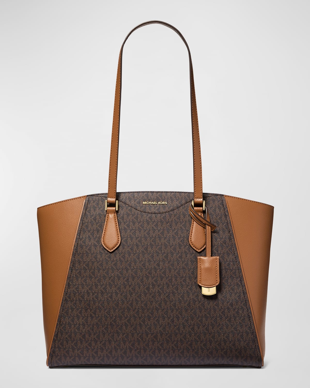 Michael Kors Taryn Monogram Leather Tote Bag