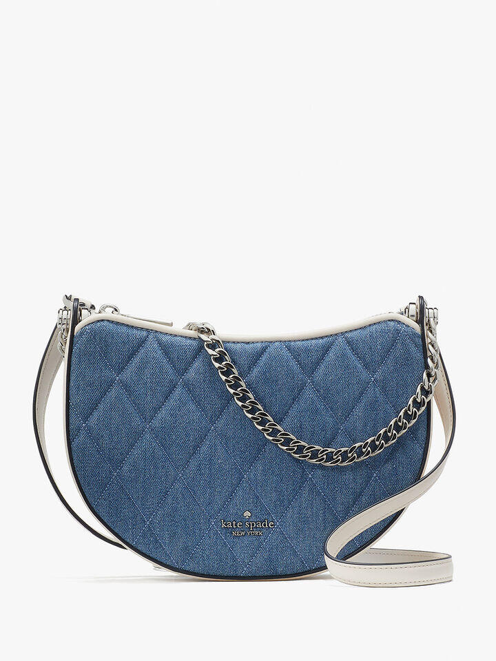 Kate Spade Au Carey Colorblock Denim Zip Top Crossbody