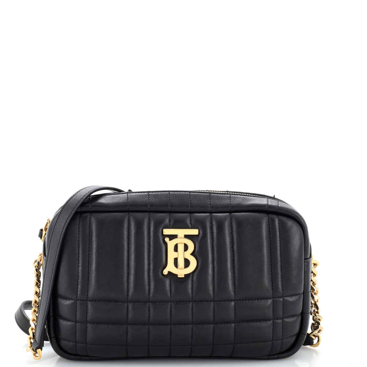 Burberry Lola Camera Bag Quilted Leather Small