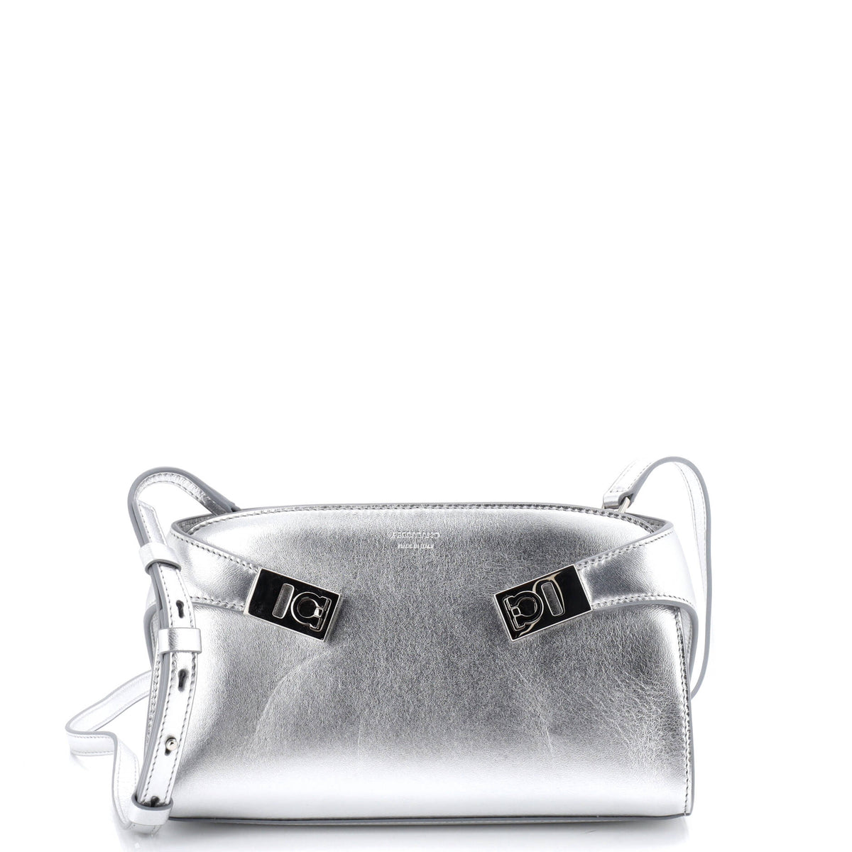 Salvatore Ferragamo Hug Pouch Bag Leather Mini