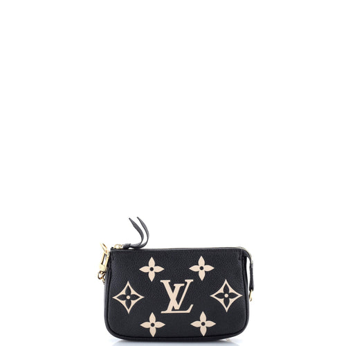 Pochette Accessoires Bicolor Monogram Empreinte Giant Mini