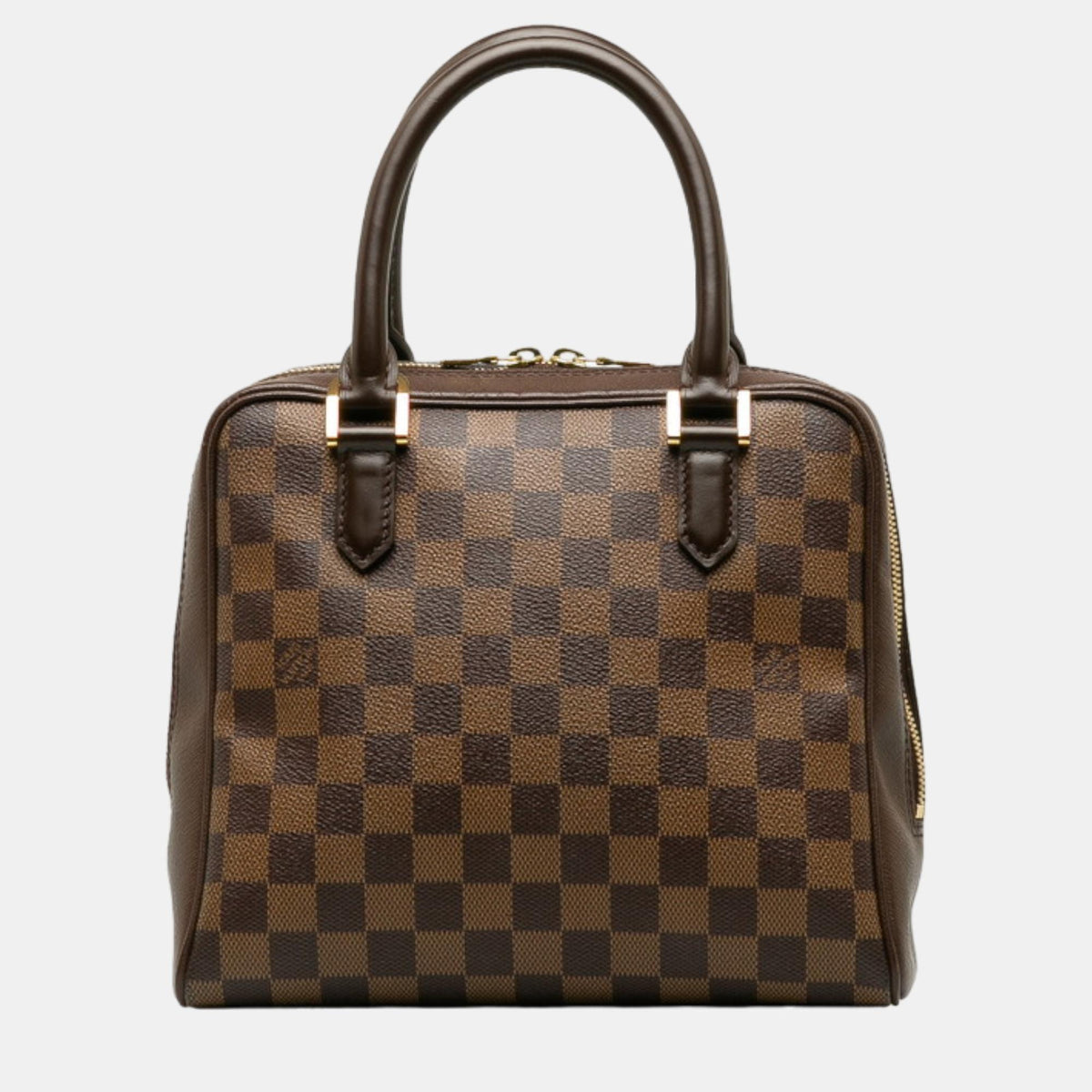Louis Vuitton Brown Canvas Damier Ebene Brera Satchel Bag