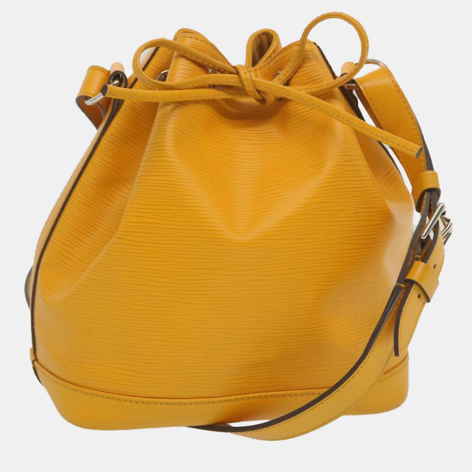 Louis Vuitton Sac seau Noe en cuir épi jaune