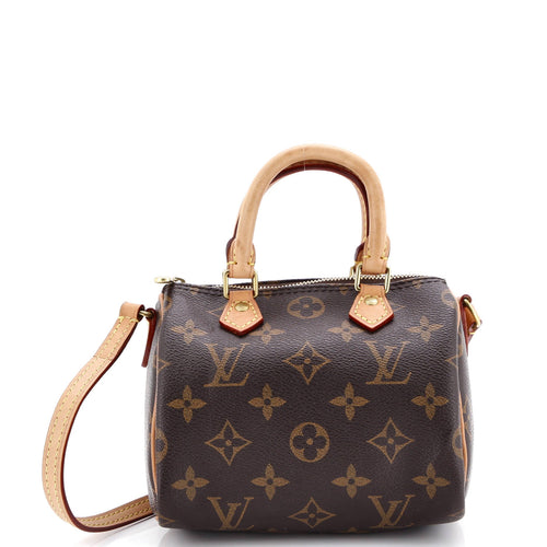 Speedy Bandouliere NM Bag Monogram Canvas Nano