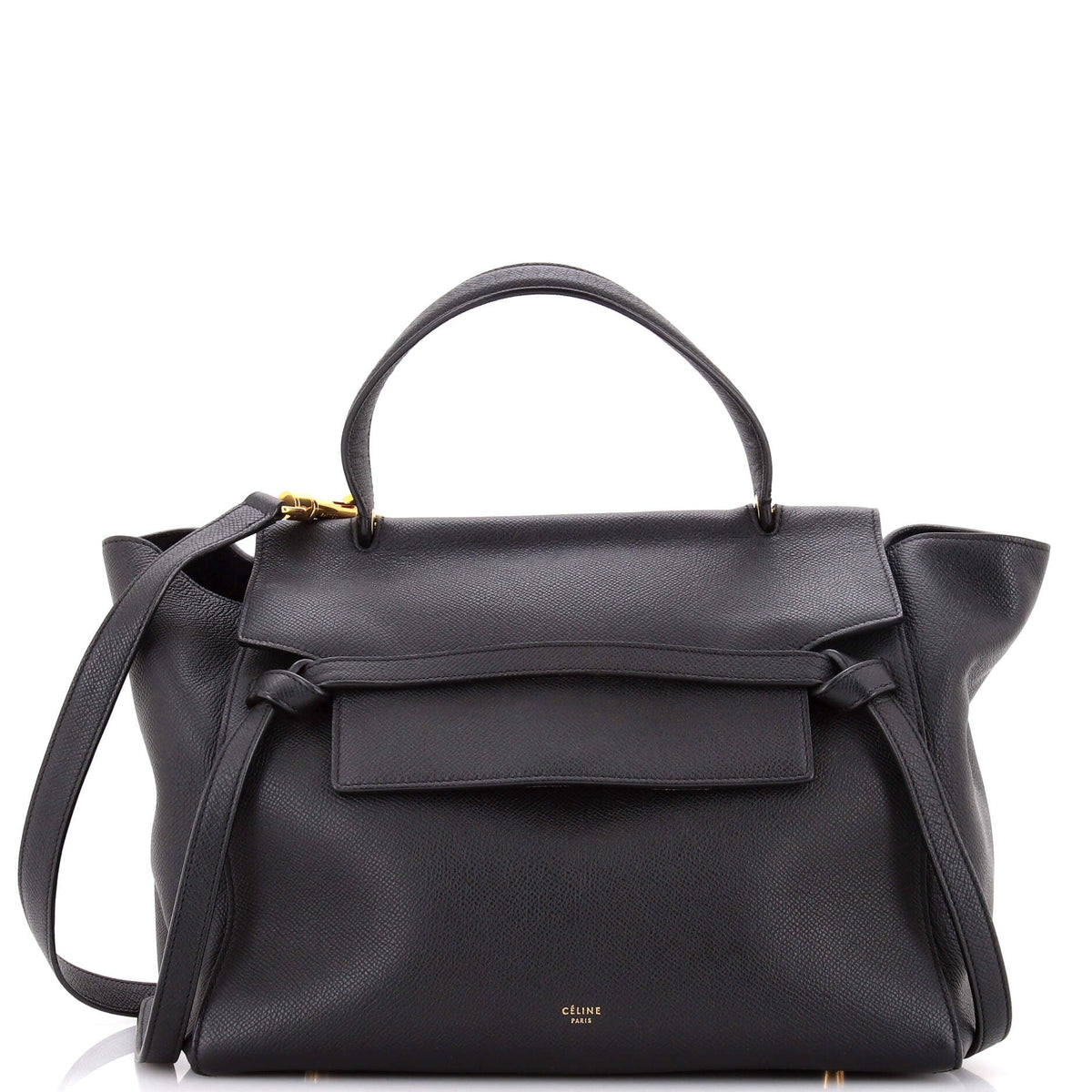 Celine CELINE Belt Bag Textured Leather Medium