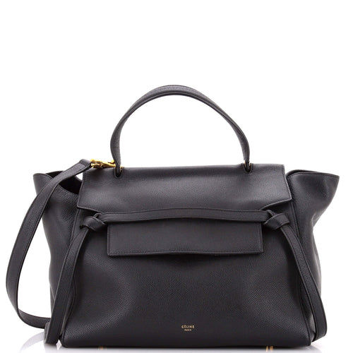 CELINE Belt Bag Textured Leather Medium
