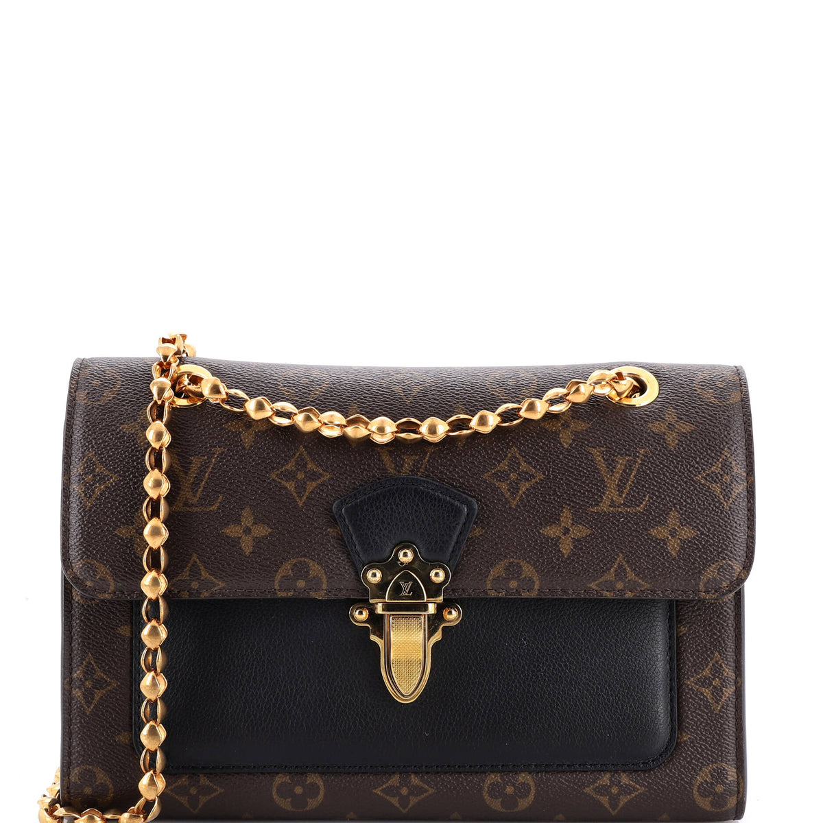 Louis Vuitton Victoire Handbag Monogram Canvas and Leather