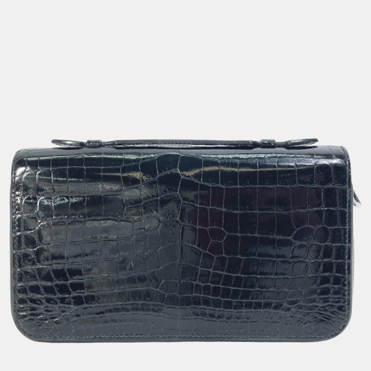 Louis Vuitton Black Exotic Leather Zippy Wallet