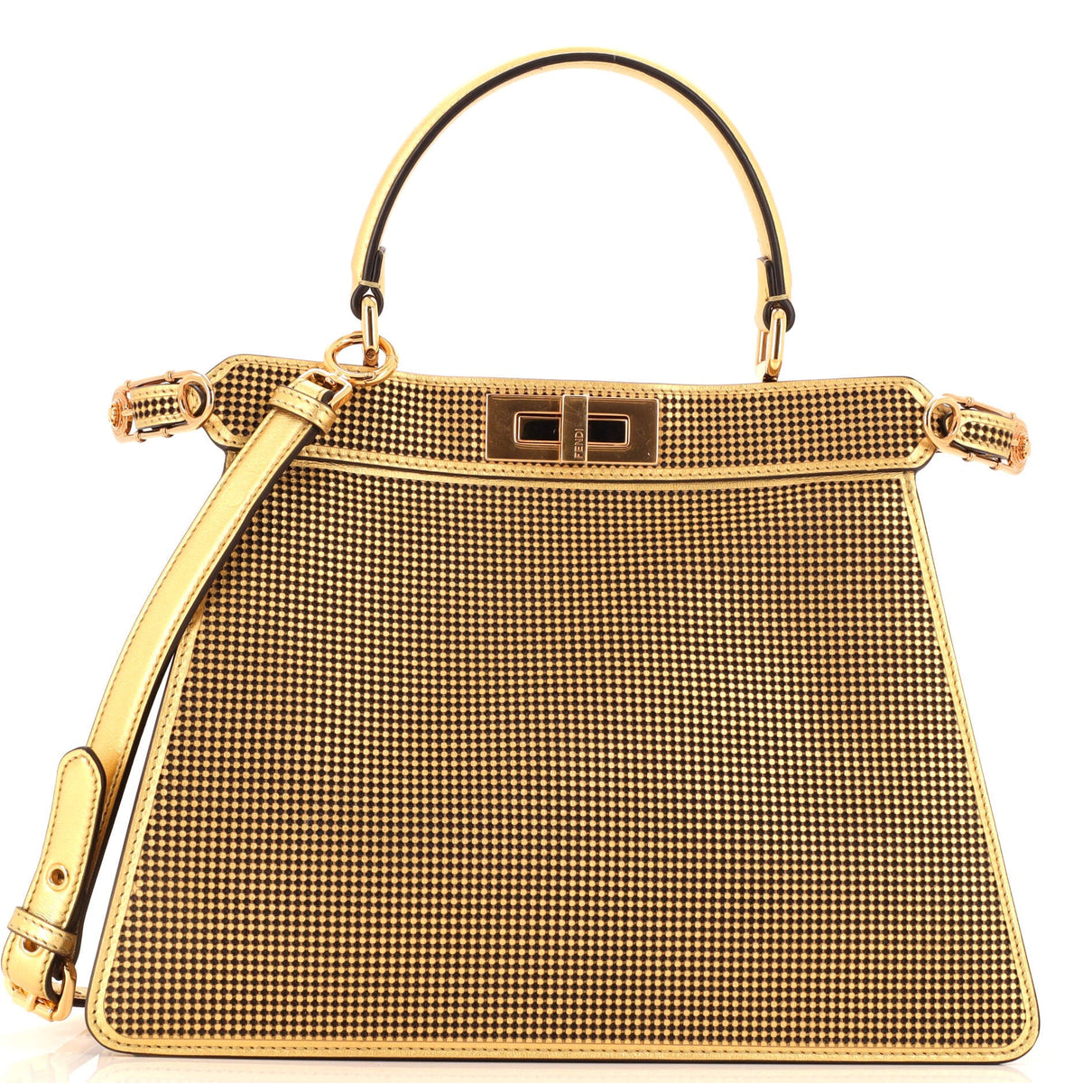 Fendi FENDI x Versace Fendace Peekaboo ISeeU Bag Laser Cut Leather Medium