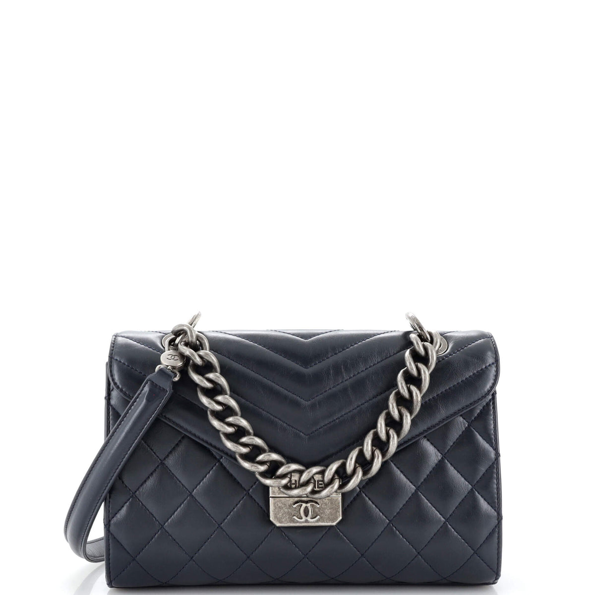 Chanel CHANEL Mad About Quilting Flap Bag Quilted Calfskin Medium
