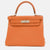 Orange Togo Leather Kelly 28 Tote Bag