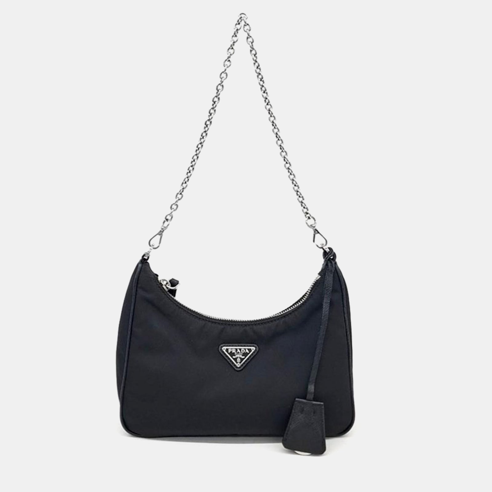 Prada Black Nylon Tessuto Crossbody Bag