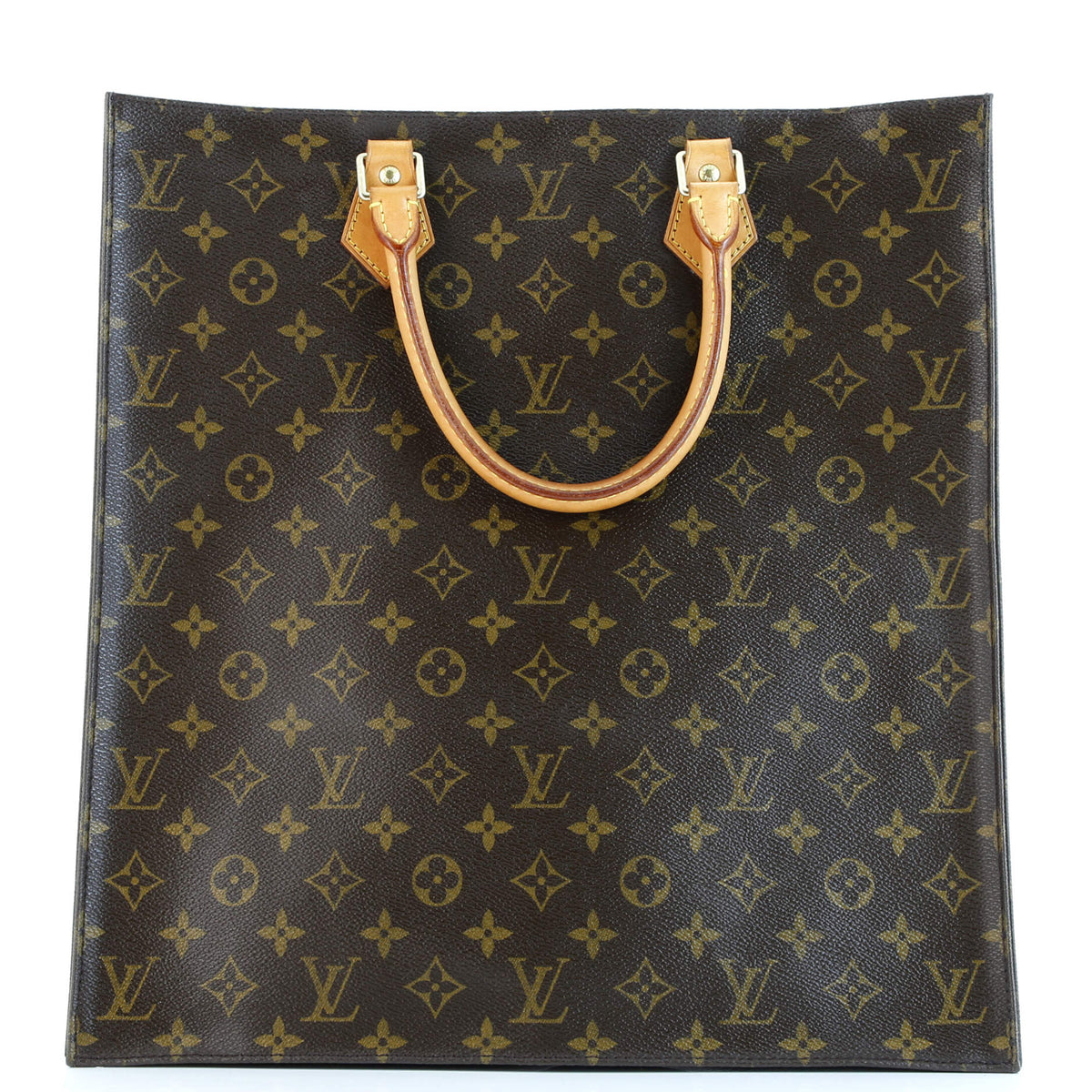 Louis Vuitton Sac Plat Bag Monogram Canvas