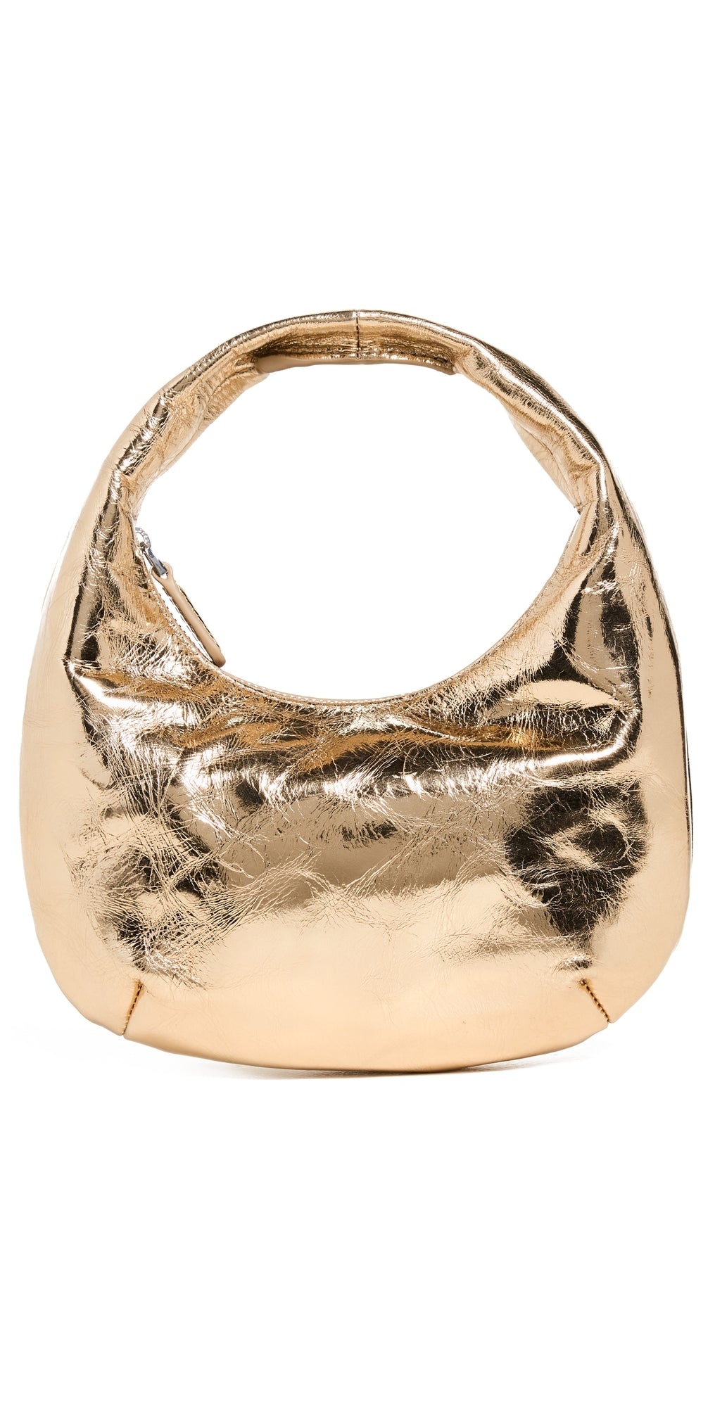 Madewell Micro Hobo Bag Gold Metallic One Size