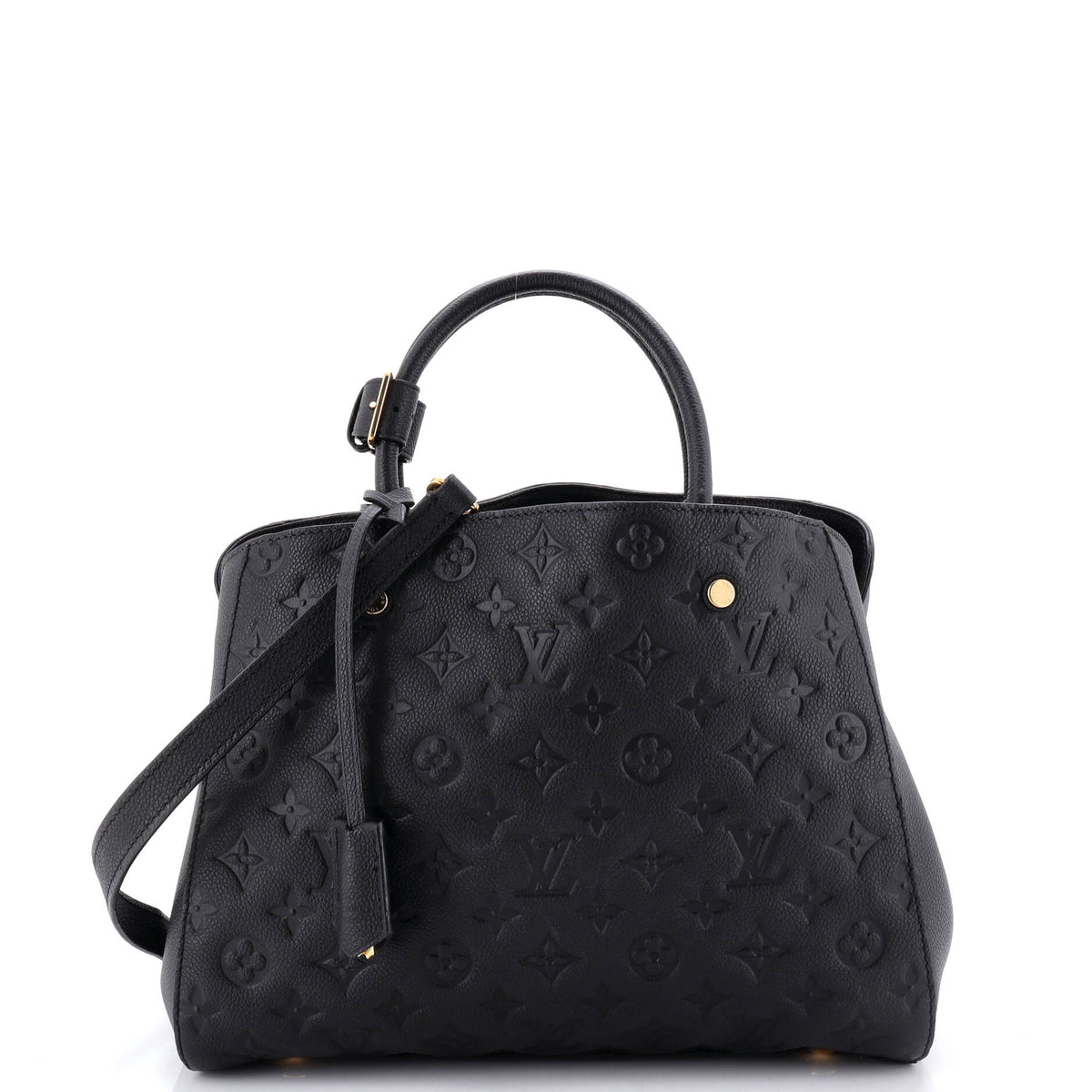 Louis Vuitton Montaigne Handbag Monogram Empreinte Leather MM