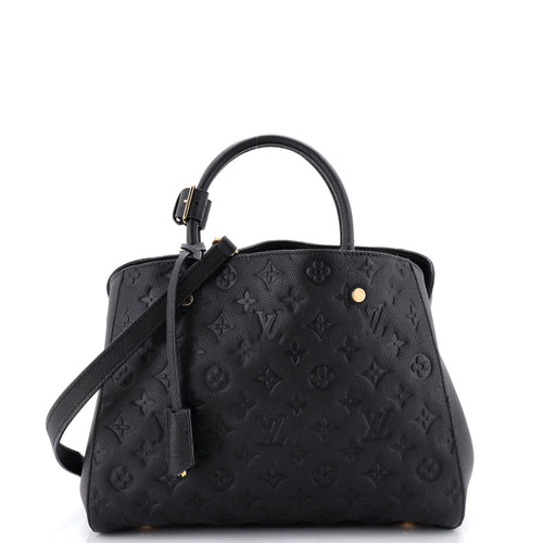 Montaigne Handbag Monogram Empreinte Leather MM