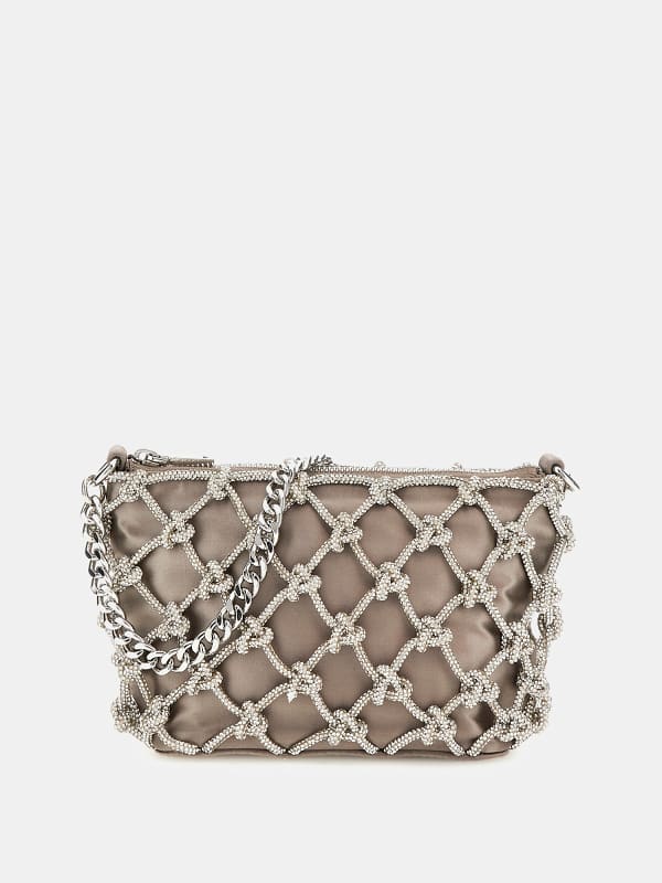 Guess Zalina Rhinestone Mini Shoulder Bag