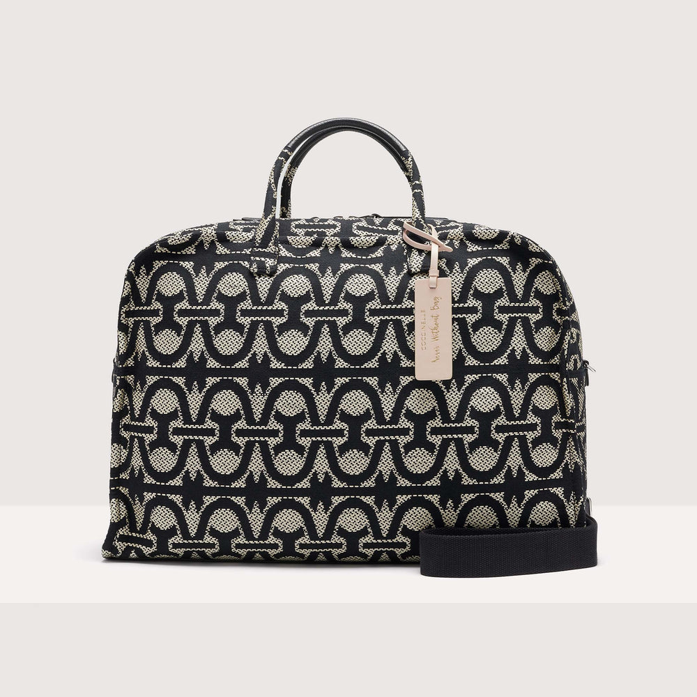 Monogram Jacquard Summer Fabric Handbag Never Without Bag Summer Monogram Large