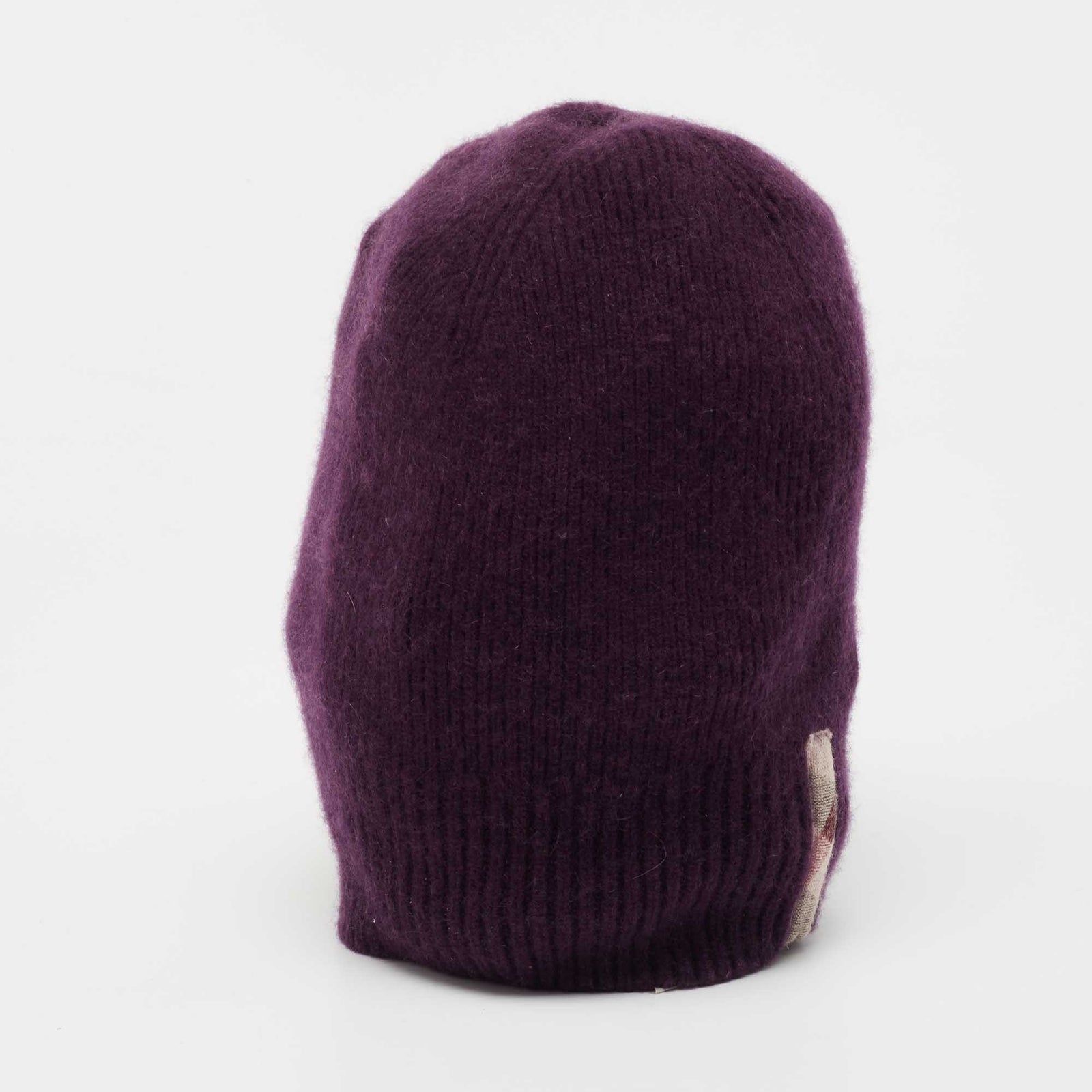 Burberry Purple Knit Cashmere Beanie