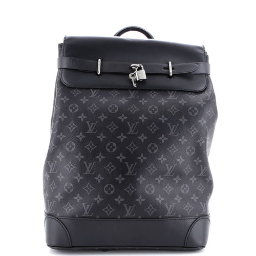 Steamer Backpack Monogram Eclipse Canvas